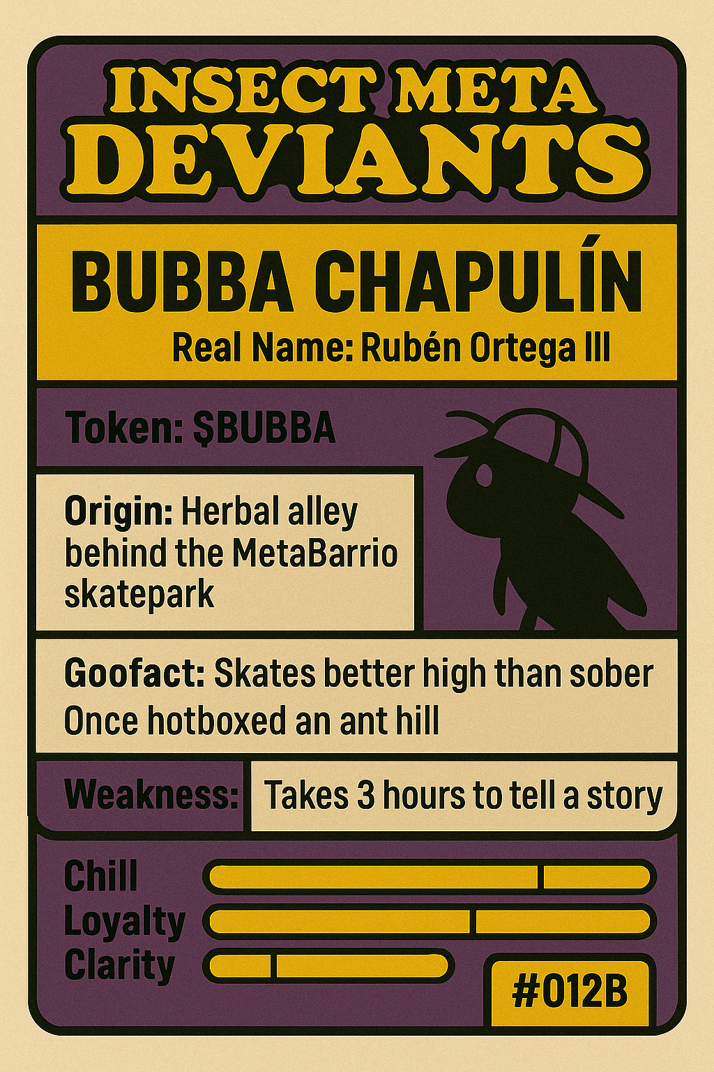 Insect Meta Deviant Card Back